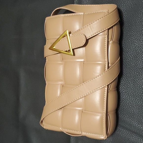 Woven Padded Cassette Crossbody Trend Shoulder Bag for Women Clutch Bag Square - Picture 3 of 5